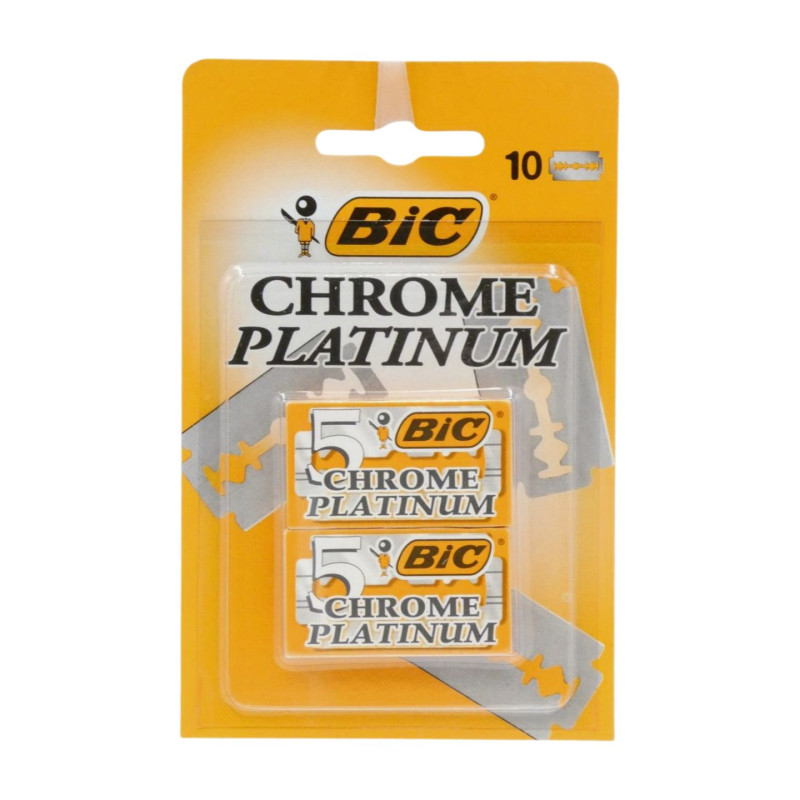 Bic Chrome Platinum Cuchilla Afeitar Clasica