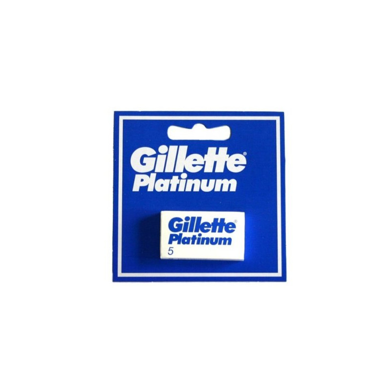 Gillette Platinium Hojas De Afeitar 5 Ud
