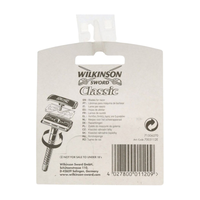 Wilkinson Hoja Clasica 5 Ud