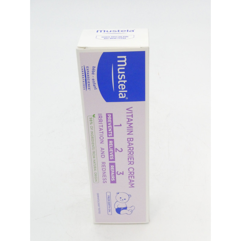 Mustela Crema Balsamo 1 2 3 Cambio Pañal 100 ml
