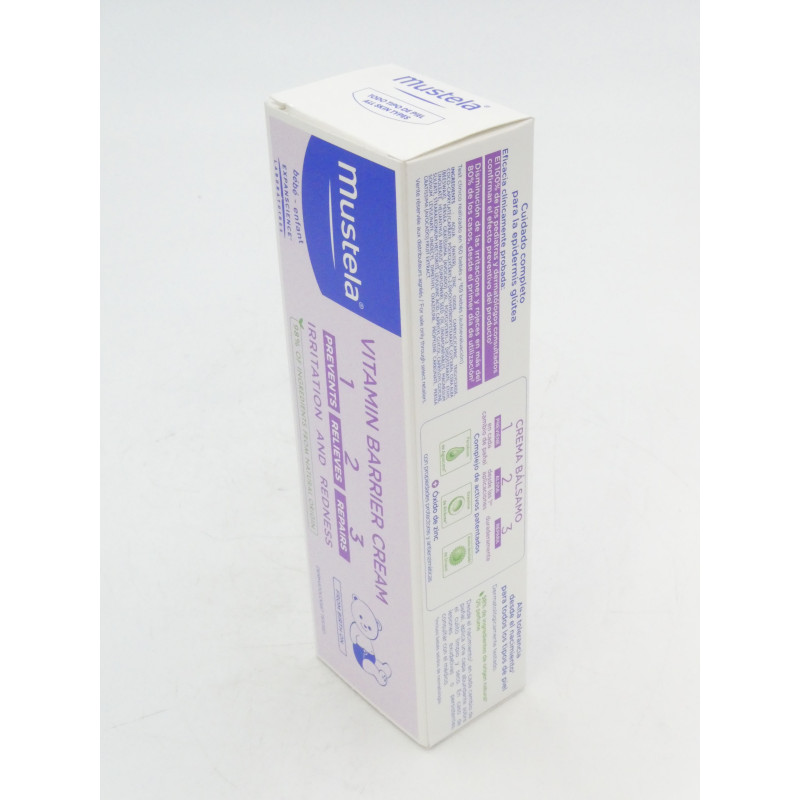 Mustela Crema Balsamo 1 2 3 Cambio Pañal 100 ml
