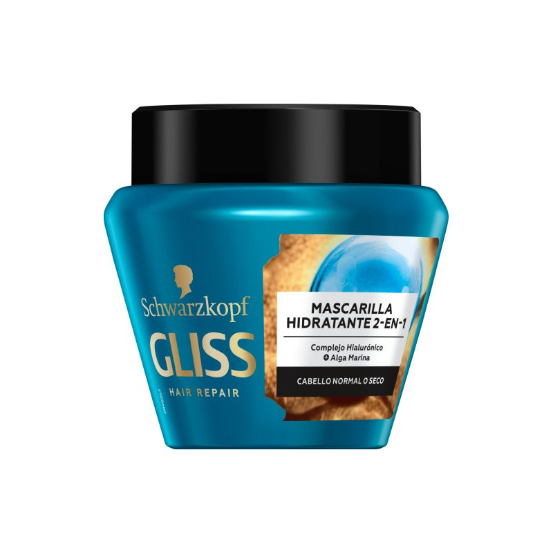 Gliss Aqua Revive 2en1 Masc 300 ml 