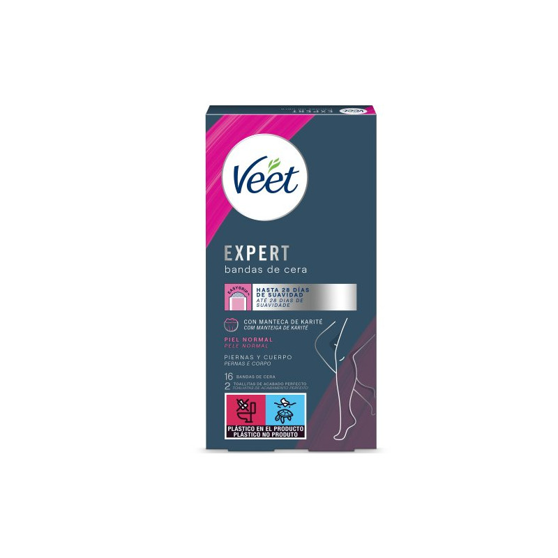 Veet Bandas Cera Fria Corporal 20 Ud 