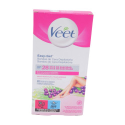 Veet Bandas Cera Fria Corporal 20 Ud 