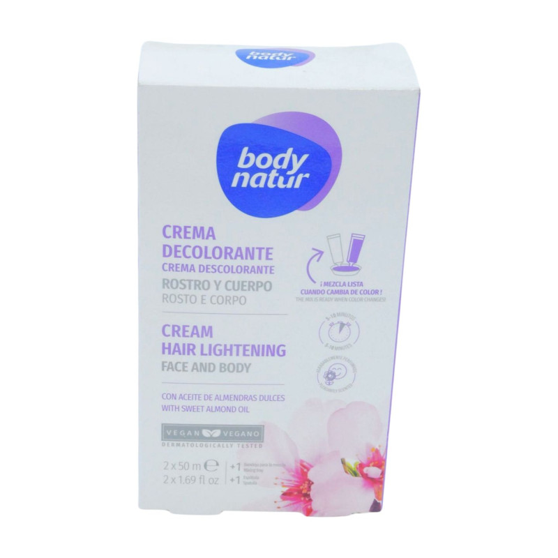 Body Natur Crema Decolorante Rostro Y Cuerpo 