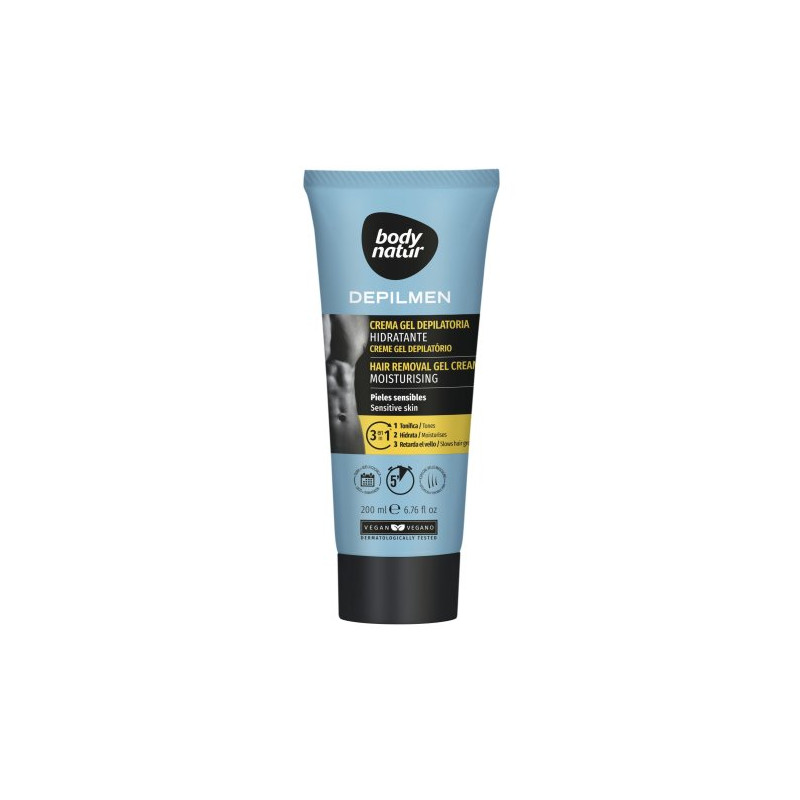 Body Natur Depil Men Crema 200 ml P/Sensibl