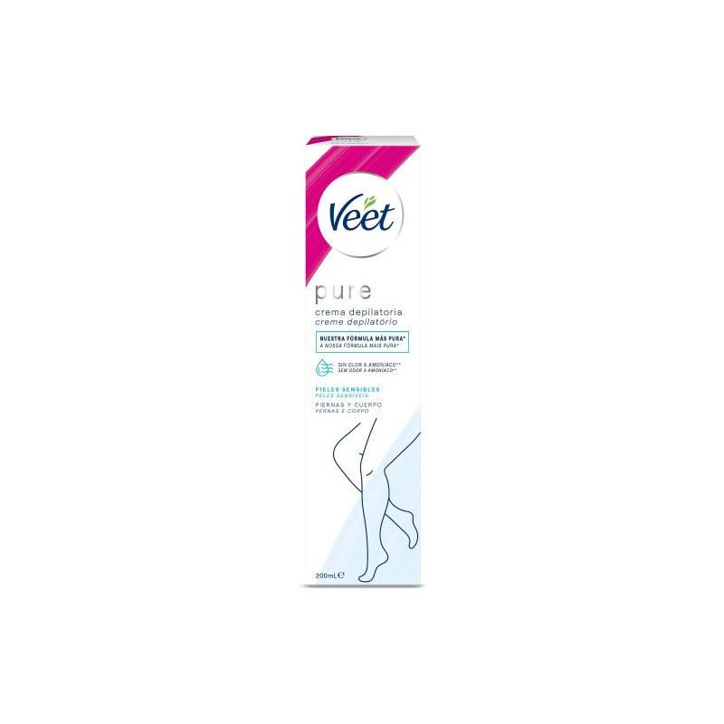 Veet Crema Depilatoria Tubo Pure 200