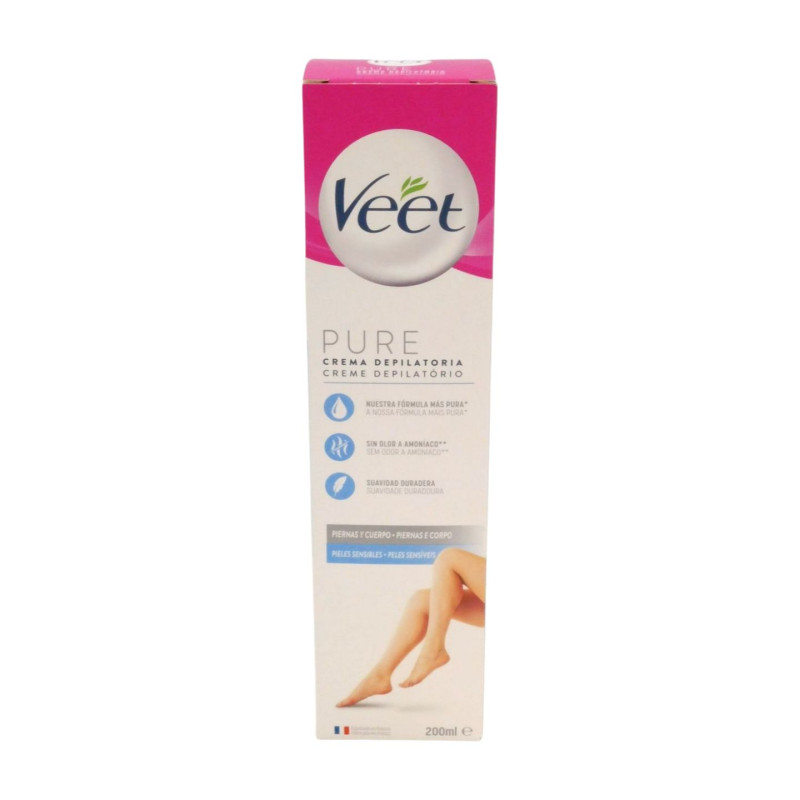 Veet Crema Depilatoria Tubo Pure 200