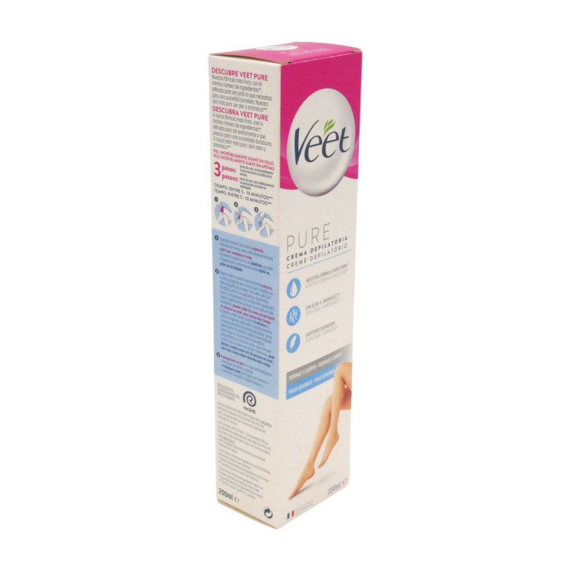 Veet Crema Depilatoria Tubo Pure 200