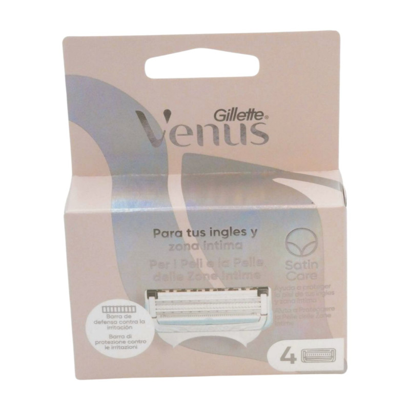 Gillette Venus Satin Care Cargador 4 Ud