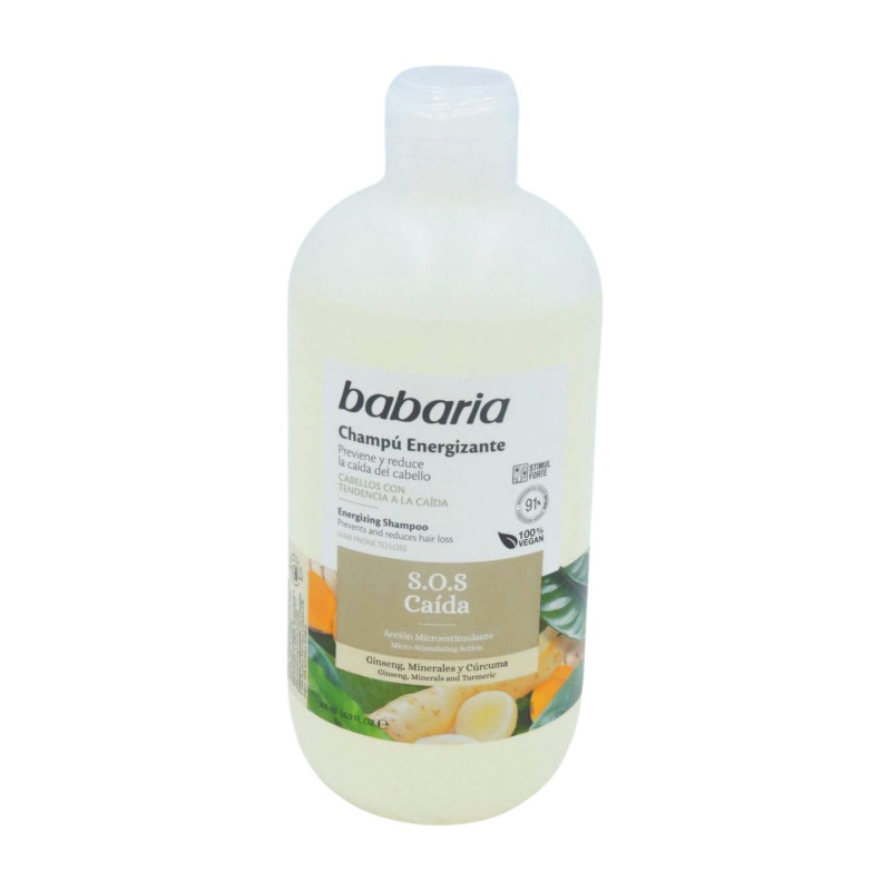 Babaria Champú Energizante S.O.S. Caída 500 ml