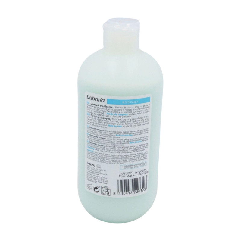 Champu Purificante S.O.S. Anticaspa 500 ml