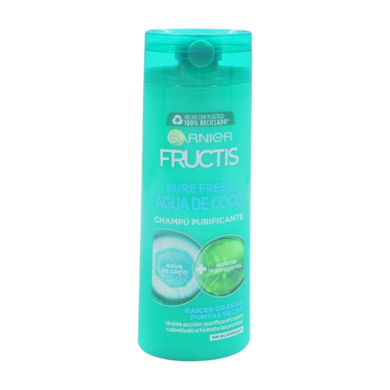 Fructis Champu 360 Ml Pure Fresh Agua De Coco