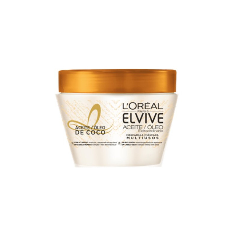 Elvive Mascarilla 300 Ml Aceite De Coco