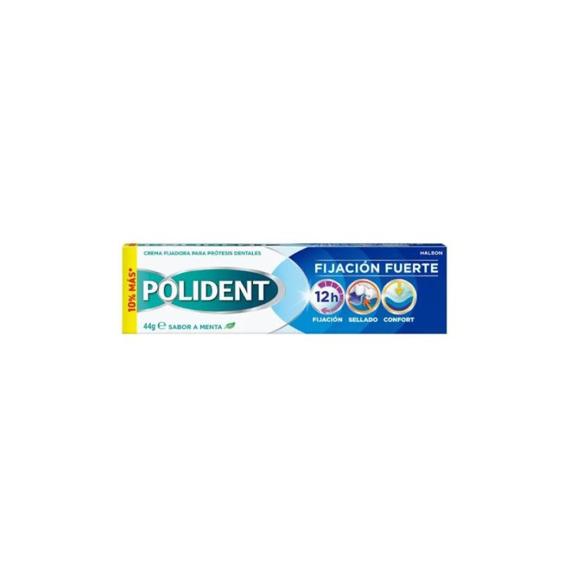 Polident Crema Adhesiva 44 ml Fuerte Menta 