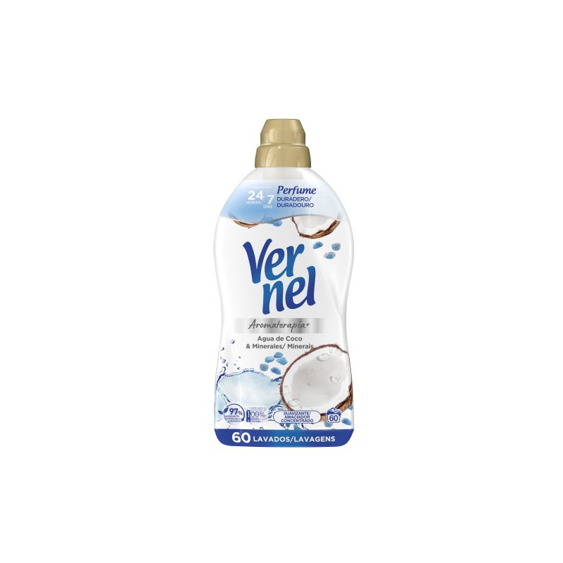 Vernel Suavizante 1080 ml Coco & Minerals (60 D.)