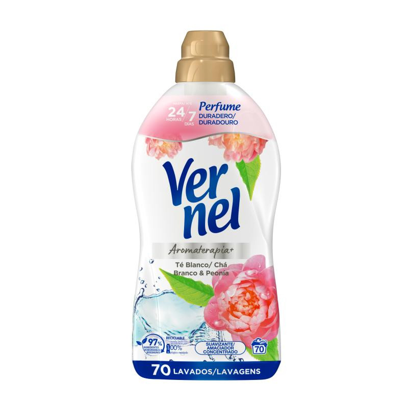 Vernel Suavizante 1260 ml Peonia 70 Dosis