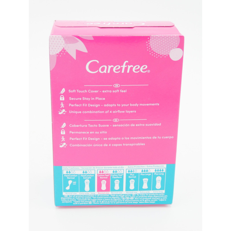 Carefree Protegeslip Fresh Cotton 40 + 4 Ud 
