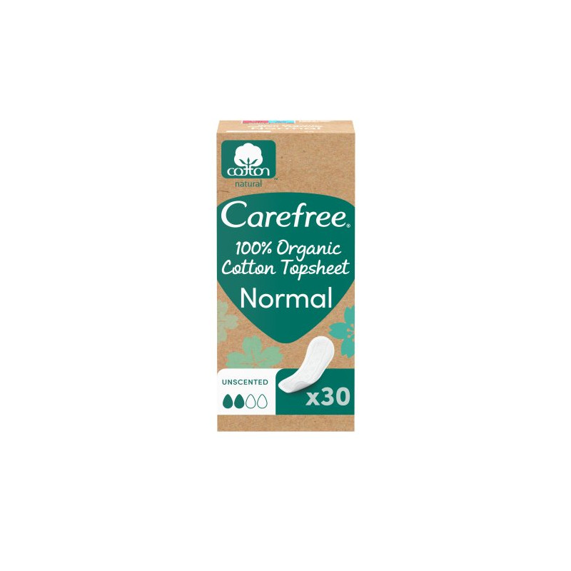 Carefree Protegeslips Organic 100% (30 Ud) 