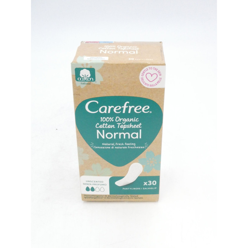 Carefree Protegeslips Organic 100% (30 Ud) 