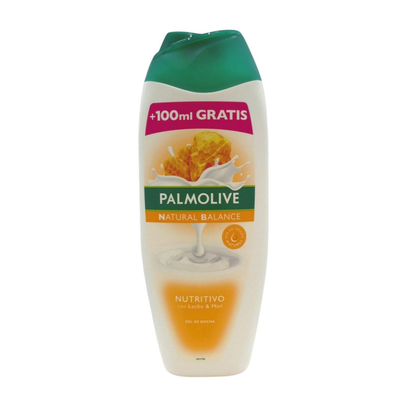 NB Palmolive Gel 600 ml +100 ml Leche Miel