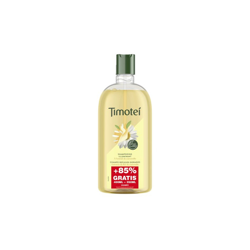 Timotei Champu 400 ml reflejos + 350 ml