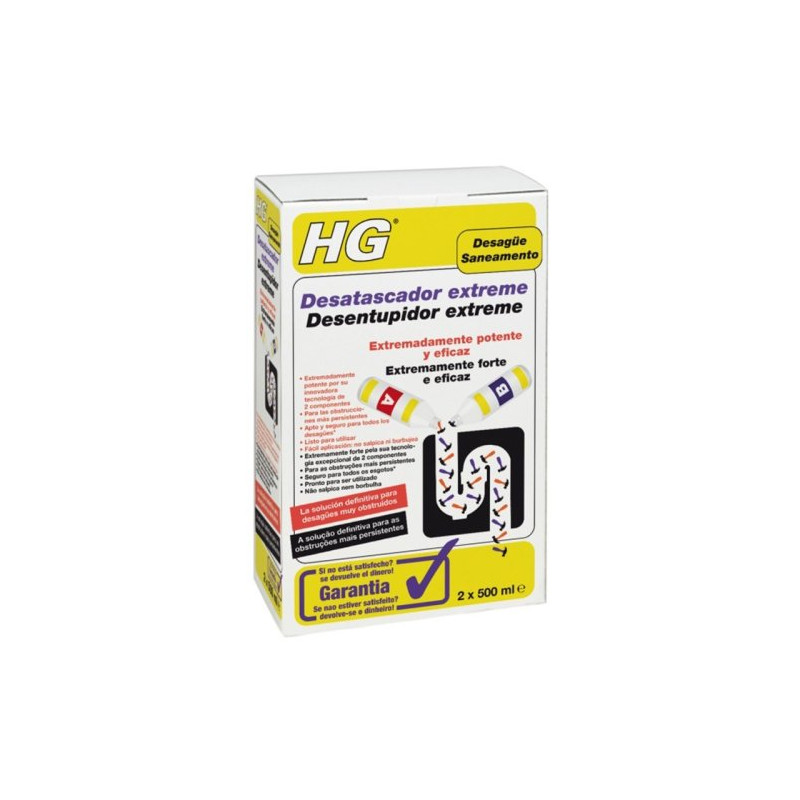 Hg Desatascador Extreme 2 x 500
