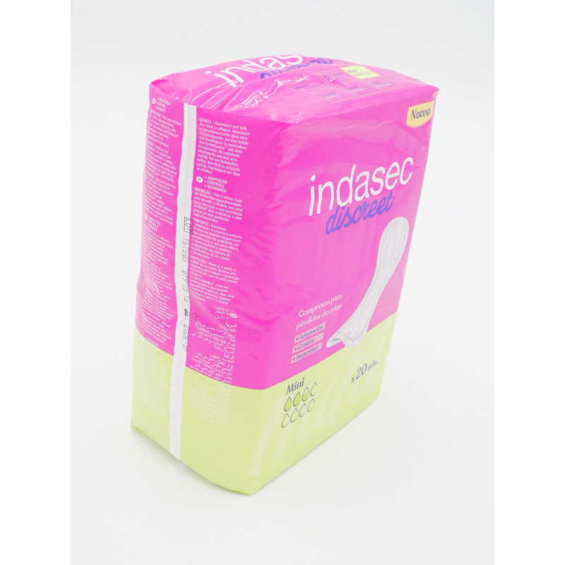 Indasec Compresa Discreet Mini (20 Ud.) 3.5G