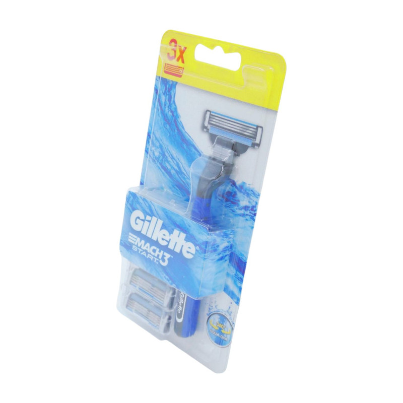 Gillette Mach3 Start Maquina + 3 Recambios