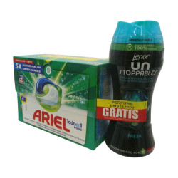 Ariel Set (3en1 Pods 25 D + Lenor Unsstop. 210 Gr) 