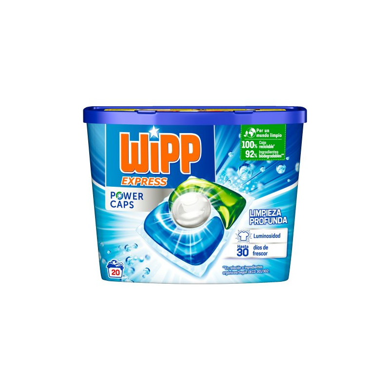 Wipp Detergente Power Caps (20 Dosis)