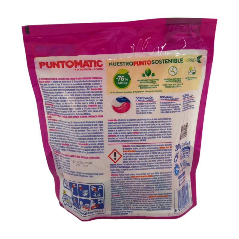 Puntomatic Detergente Caps 3en1 (22 DOSIS) 