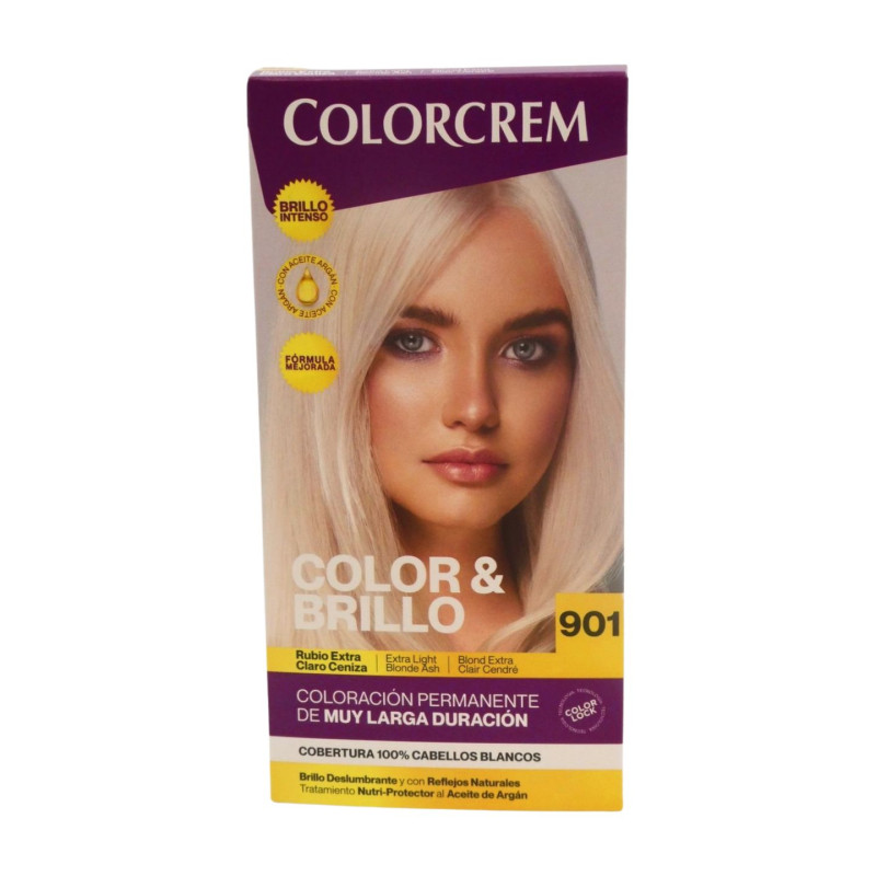 Colorcrem Tinte N. 901 Rubio Extraclaro Ceniza