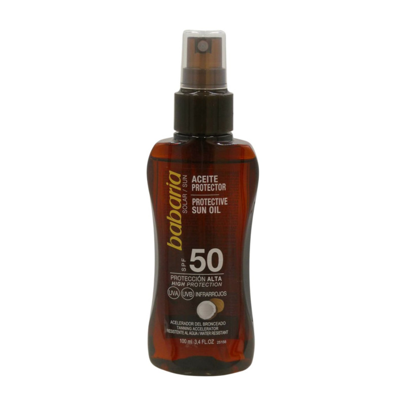 Protector Solar Viaje Aceite Coco 100 ml Spf 50