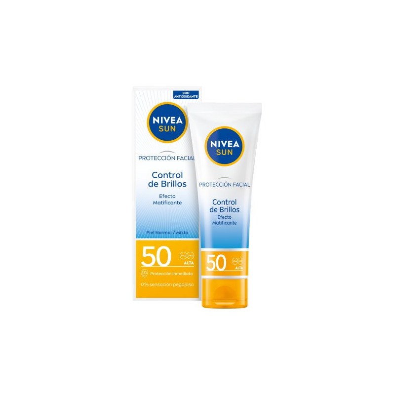 Crema Facial 50 ml UV Spf50 Control Brillos