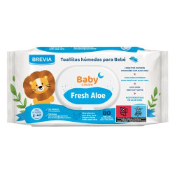 Toallitas Bebe Cream Fresh Con Tapa (80 Ud.)