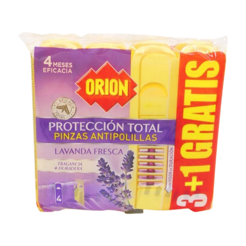 Pinzas Antipolillas Protect Lavanda (3+1 Ud.)