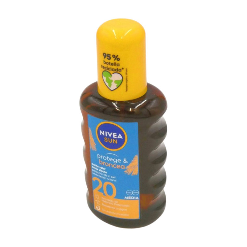Sun Solar Spray Aceite 200 ml Spf20 Protege