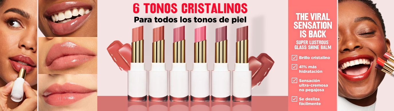 Revlon Bálsamo Labial Hialurónico, Aloe, Cuarzo Rosa Labios Glass Shine