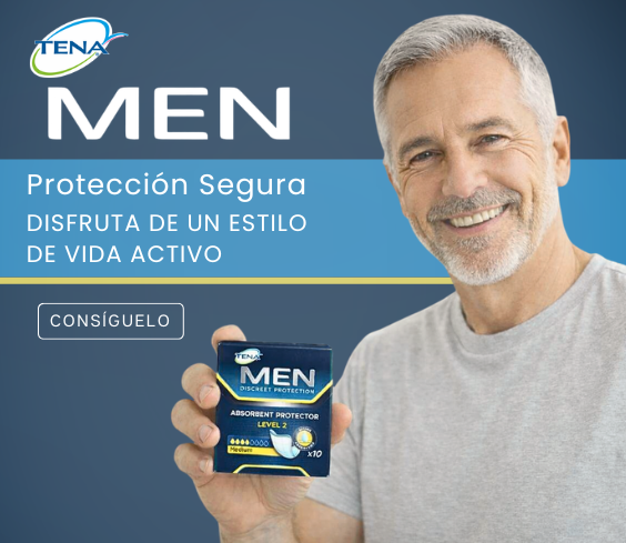 Tena Men Level 2 Protector es un protector para la incontinencia urinaria y las pérdidas de orina medias o moderadas especial para el hombre. Se ajusta de forma discreta y segura a la ropa interior masculina. 