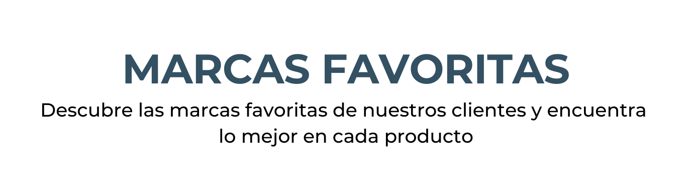 Marcas Favoritas para ti