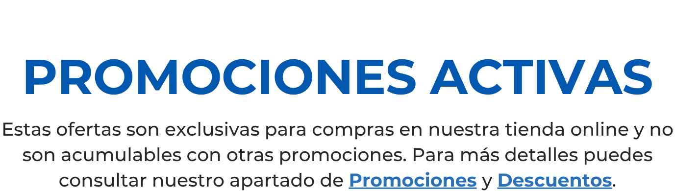 Promociones Activas para ti